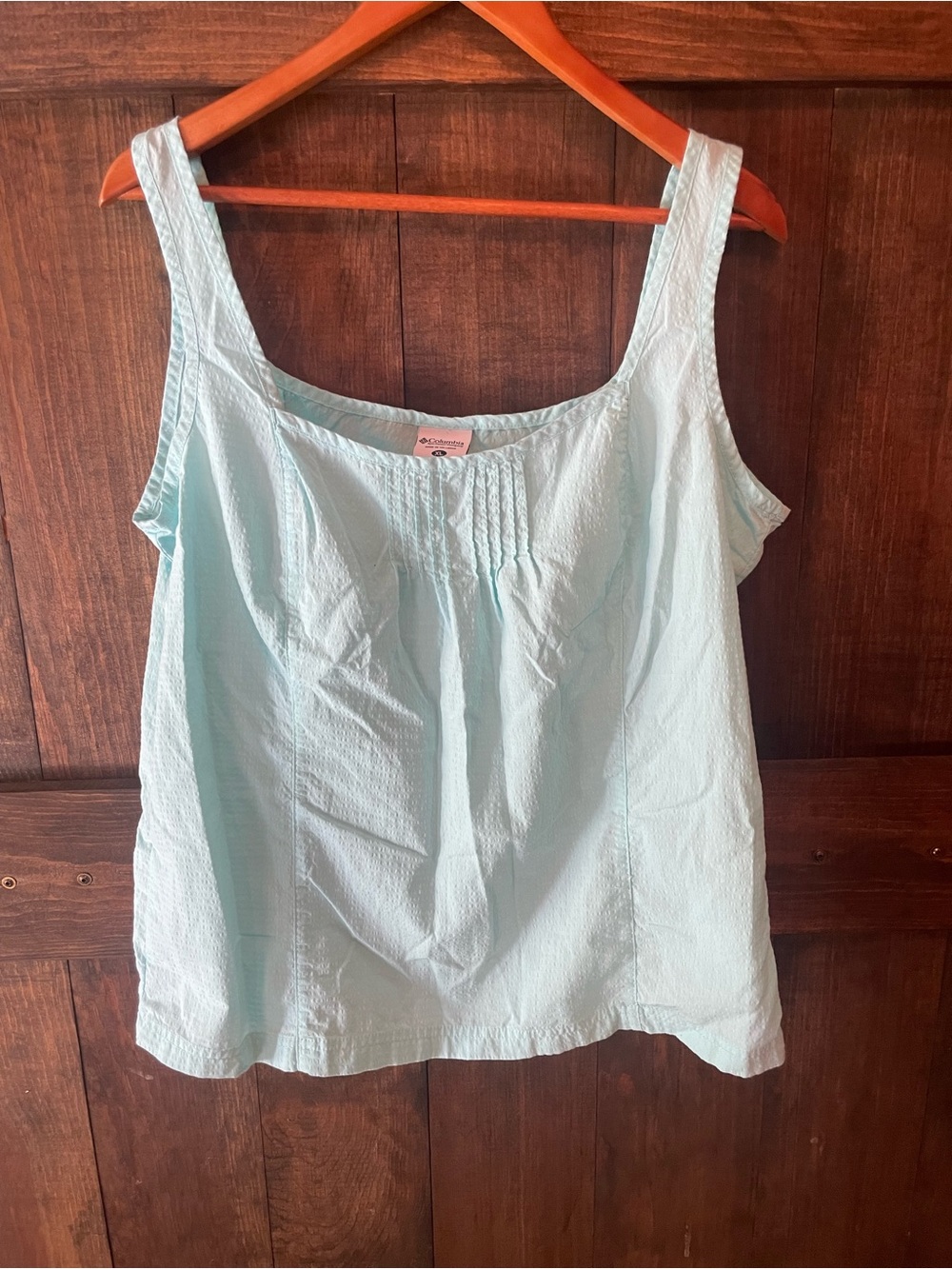 Columbia Light Blue Sleeveless Tank Top